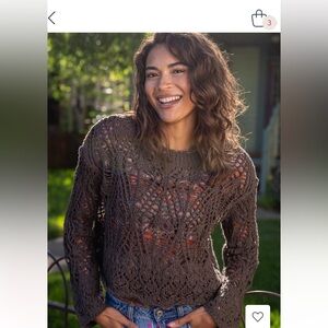 NWT NATURAL LIFE FAVORITE LAYERING SWEATER CHARCOAL XL